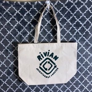 Rivian Enviro Reusable Canvas Tote Bag New $20 Adventous Forever
